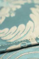 Штора блэкаут жаккард на люверсах 10745 [аквамарин]-4